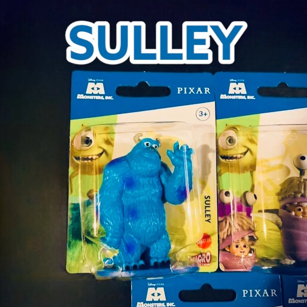 Disney Pixar Monsters Inc. Mini Figs. Cake Toppers. Complete Set! NEW!